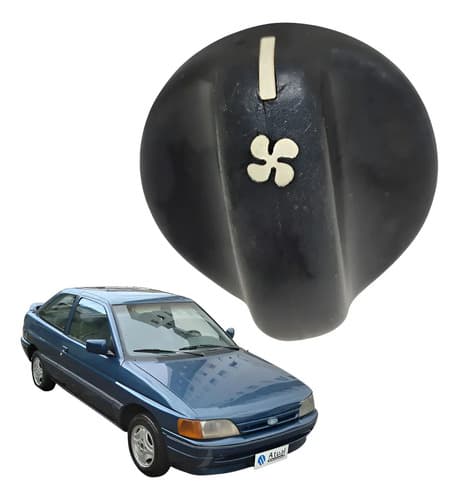 Botão Comando Ar Condicionado Ford Escort 83/96 — foto 1 de 7