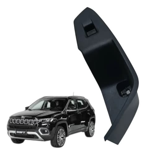 Acabamento Botão Vidro Tras Direito Jeep Compass 1.3 2022 — foto 1 de 5