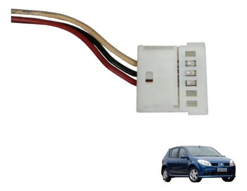 Tomada Conectora Motor Tampa Traseira Sandero 1.6 2010 — foto 1 de 6