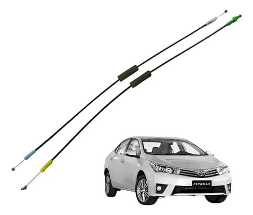 Par Cabo Fechadura Porta Traseira/esq Toyota Corolla2014/15 — foto 1 de 6
