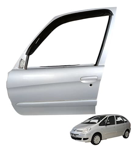 Porta Dianteira Esquerda Citroen Xsara Picasso 2008 A 2012 Dianteira Esquerdo Prata — foto 1 de 7