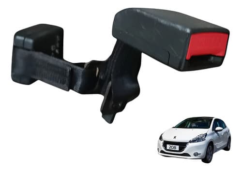 Engate Duplo Cinto Traseiro Peugeot 208 2014 — foto 1 de 5