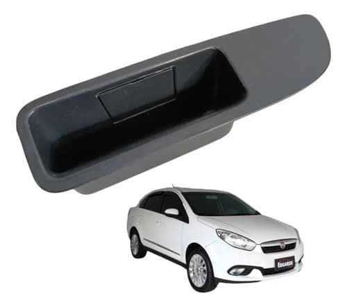 Puxador Interno Porta Tras Esquerda Fiat Grand Siena 2014 Traseira — foto 1 de 6