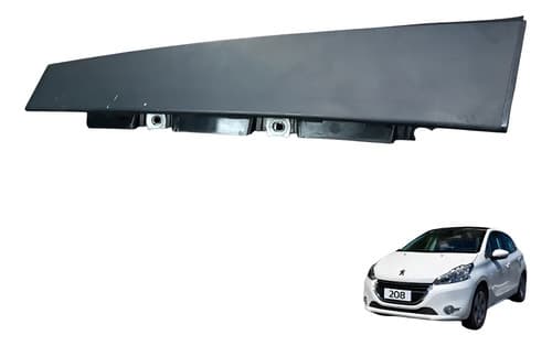 Moldura Coluna Porta Traseira Dir Peugeot 208 1.5 2014/2015 — foto 1 de 6