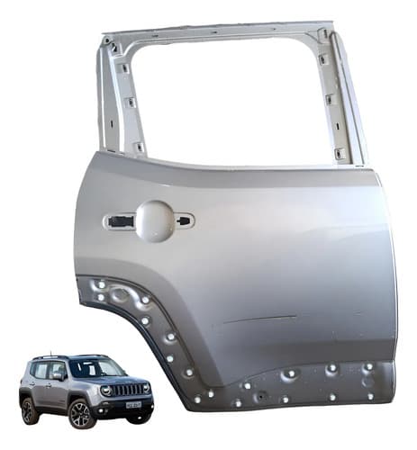 Porta Traseira Direita Jeep Renegade 2015 A 2022 Traseira Direita Prata — foto 1 de 6