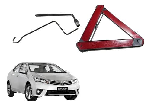 Kit Chave Roda Macaco Triangulo Incompleto Corolla 2.0 2014 — foto 1 de 7