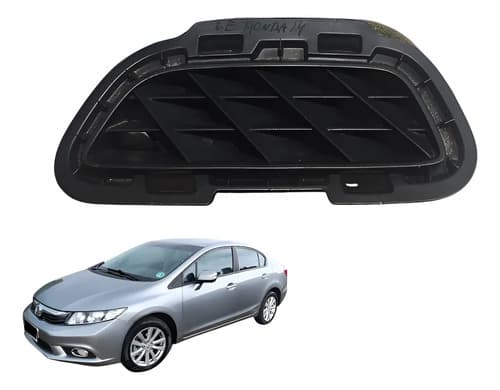 Grade Difusor Saída Ar Esquerda Painel Honda Civic 2014 — foto 1 de 7