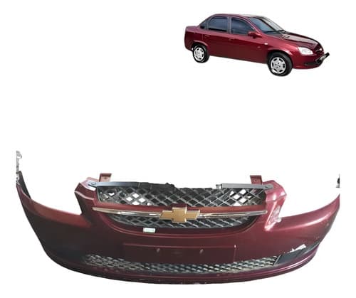 Para-choque Dianteiro Chevrolet Corsa Classic 1.0 2010 Vermelho — foto 1 de 7