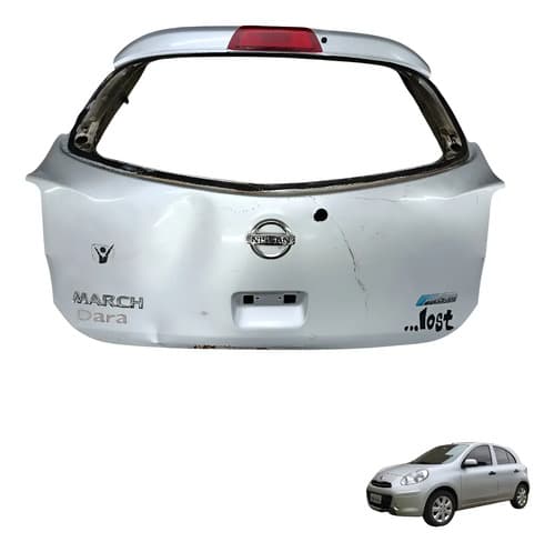 Tampa Traseira Nissan March 1.6 2014 Original — foto 1 de 5