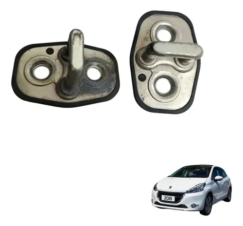 Jogo Batente Fechadura Porta Peugeot 208 2014 — foto 1 de 4