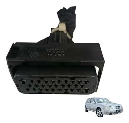 Plug Conector Motor Vídeo Elétrico Diant Dir Vw Golf 2008 — foto 1 de 5