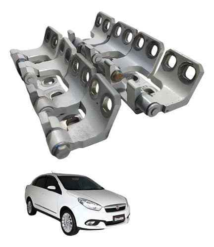 Kit Completo Dobradiças Das Portas Fiat Grand Siena 2014 — foto 1 de 5