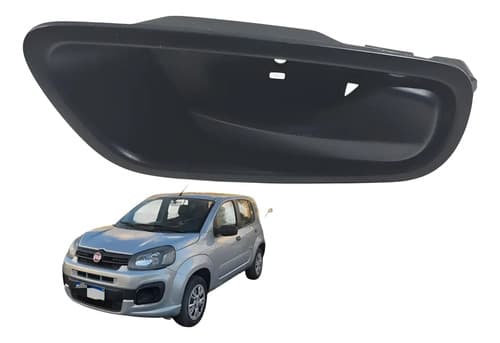 Maçaneta Interna Traseira Direita Fiat Palio Attrative 2018  Preto Traseira — foto 1 de 6