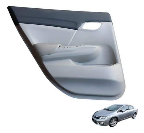 Forro Porta Traseira Esquerda Honda Civic 2014 A 2016 Cinza — foto 1 de 7