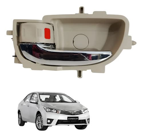 Maçaneta Interna Traseira Esquerda Toyota Corolla 2.0 2014 Cinza Traseira — foto 1 de 6