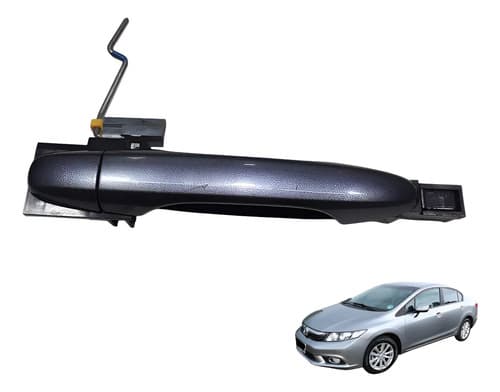 Maçaneta Externa Traseira Direita Honda Civic 2014 Cinza Traseira — foto 1 de 7