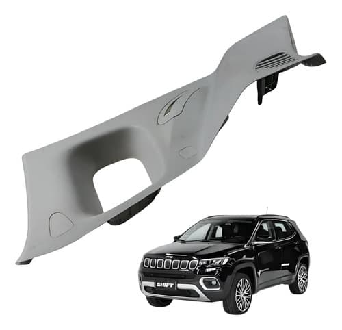 Acabamento Porta Malas Esquerdo Jeep Compass 2022/2023 Cinza — foto 1 de 7