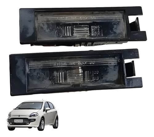Par Lanterna Luz Placa Fiat Punto Attractive 2012 A 2014 — foto 1 de 7
