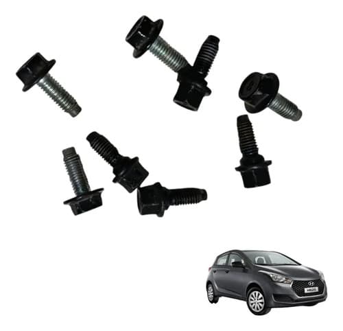 Kit Porca Parafuso Dobradiça Das Portas Hb20 1.6 2017 — foto 1 de 5