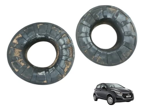 Par Calço Mola Inferior Traseiro Hyundai Hb20 1.6 2017 — foto 1 de 6