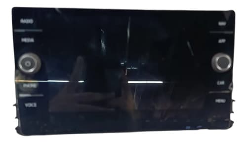 Multimídia Polo Tsi 2018 A 2022 1.0 (detalhe Tela Trincada) Preto — foto 1 de 6