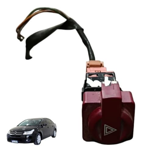 Botão Pisca Alerta Citroen C4 Pallas 2.0 2012 Original — foto 1 de 5