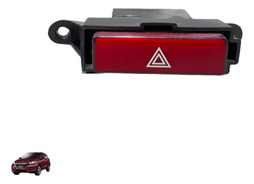 Botão Pisca Alerta Honda Hrv 2015/2020 Vermelho — foto 1 de 7