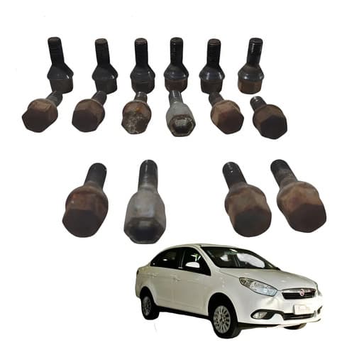 Kit 16x Parafuso De Roda Fiat Grand Siena 2014 — foto 1 de 6