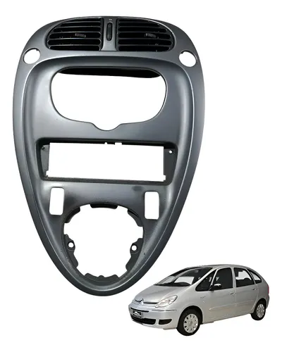 Moldura Painel Central Difusor Citroen Xsara Picasso 2011 Cinza — foto 1 de 7