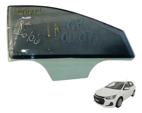 Vidro Porta Diant Direita Gm Onix Turbo 1.0 2021 Original — foto 1 de 6