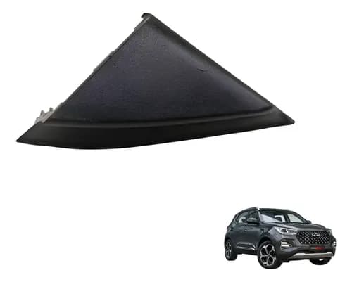 Moldura Interna Retrovisor Dianteiro Esq Chery Tiggo 5x Pro Preto — foto 1 de 6