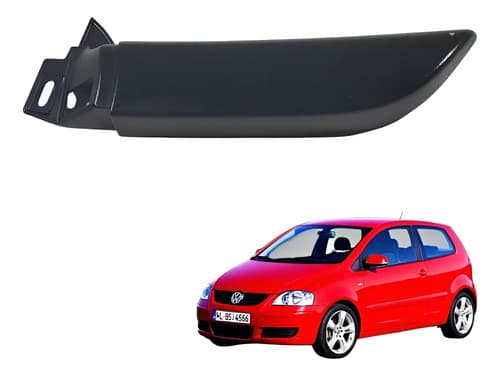Moldura Interna Retrovisor Esquerdo Volkswagen Fox 2006 Preto — foto 1 de 6