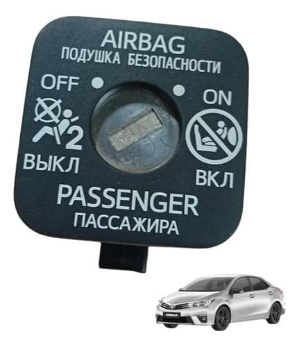 Chave Airbag Passageiro Toyota Corolla 2015 A 2019 Painel — foto 1 de 6