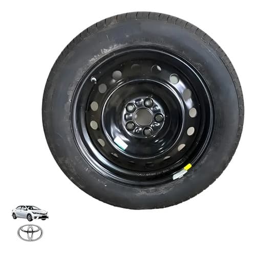 Roda Com Pneu Aro 16 205/55 Toyota Corolla Xei 2015/2019 Preto — foto 1 de 7