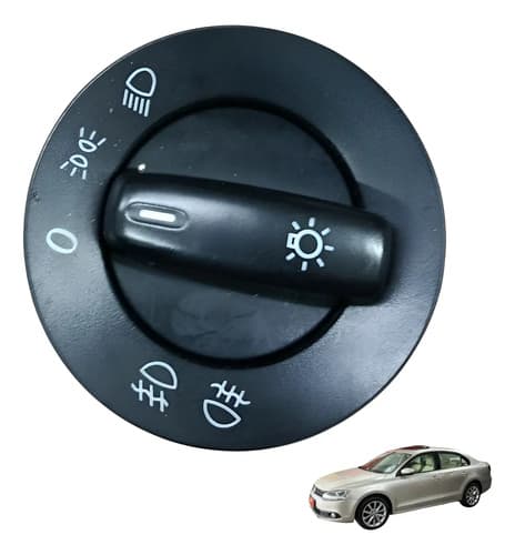 Botão Interruptor Farol Jetta 2.0 2012 — foto 1 de 6