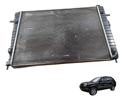 Radiador Agua Hyundai Tucson 2.0 2007 A 2013 Com Detalhe — foto 1 de 7