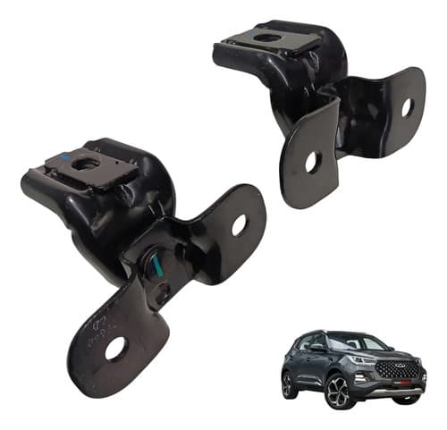 Par Suporte Banco Traseiro Chery Tiggo 5x Pro 2022 A 2024 Preto — foto 1 de 6