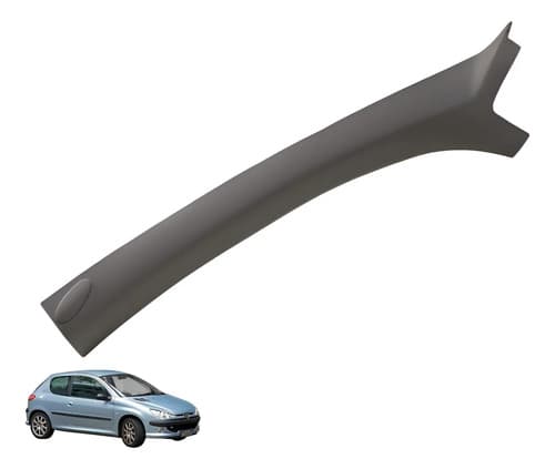 Moldura Coluna Dianteira Esquerda Peugeot 206 2009 — foto 1 de 7