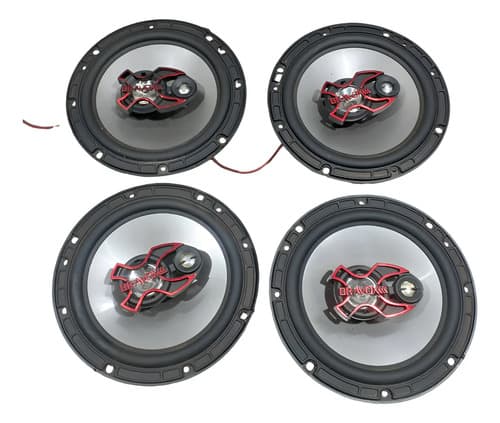 Kit 4 Alto Falantes Bravox Linha Gm B3x60 X Preto — foto 1 de 5