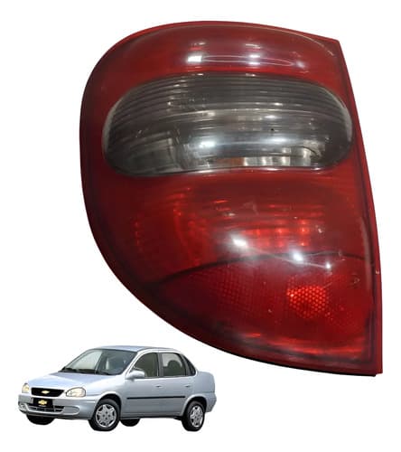 Farol Traseiro Esquerdo Chevrolet Classic Vermelho — foto 1 de 7