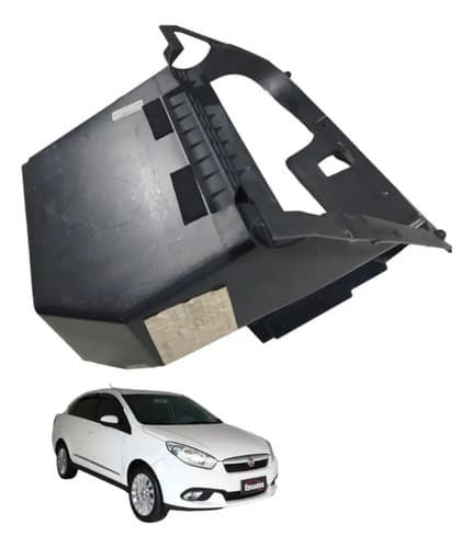 Moldura Porta Luva Fiat Grand Siena 2014 — foto 1 de 5