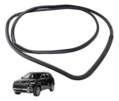 Borracha Vedação Porta Traseira L.e Jeep Compass 1.3 2022 Preto — foto 1 de 6