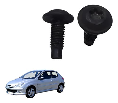 Par Parafusos Fechadura Porta Mala Peugeot 206 1.4 2004 — foto 1 de 7