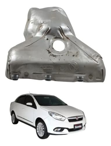 Defletor Calor Catalisador Fiat Grand Siena 2014 — foto 1 de 5