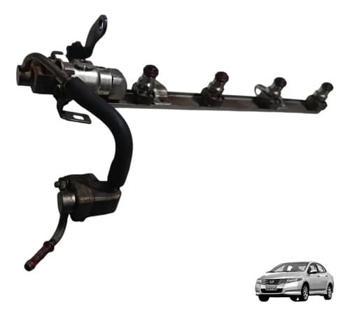 Flauta Bicos Injetores Honda City 1.5 Lx 2010/2013 Original — foto 1 de 5