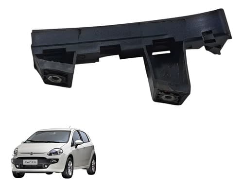 Guia Canaleta Vidro Dianteiro Direito Fiat Punto 2012/2014 Preto — foto 1 de 6