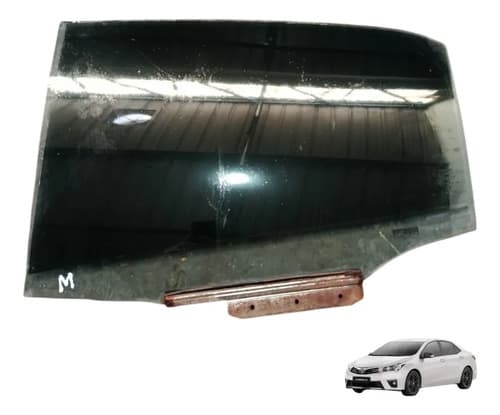 Vidro Traseiro Esquerdo Toyota Corolla 2.0 2017 Original — foto 1 de 6