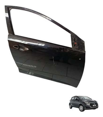 Porta Dianteira Direita Hyundai Hb20 1.6 2017 Original Dianteira Direita Preto — foto 1 de 6