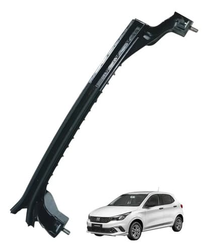 Guia Do Vidro Traseiro Direito Fiat Argo 1.0 2018 A 2021 Pre Preto — foto 1 de 6