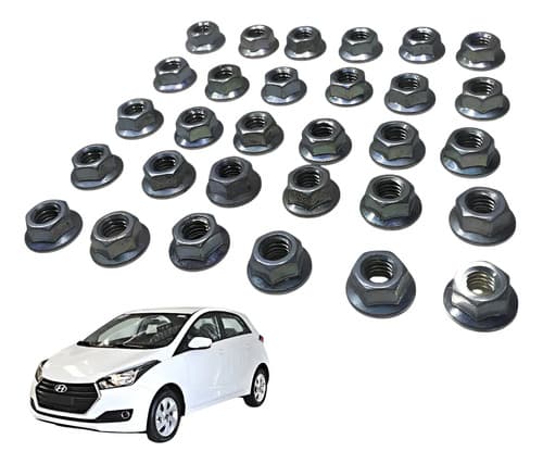 Kit Porcas Maquina Vidro Hyundai Hb20 2016 — foto 1 de 7